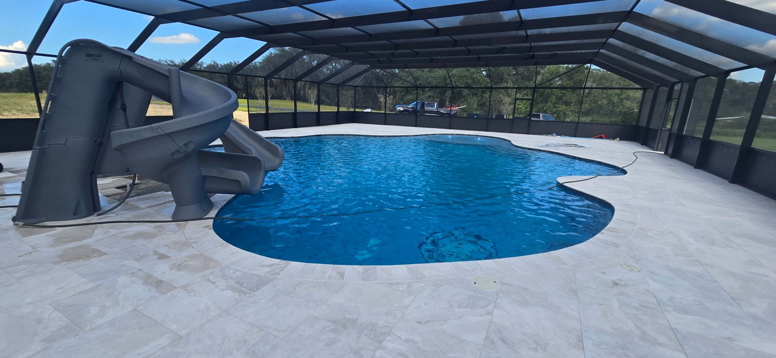 Freeform pool project in Florida